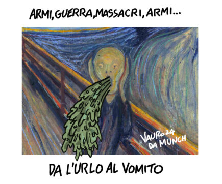 Copertina di La vignetta di Vauro