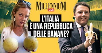 Copertina di Millennium Live, l’Italia è una Repubblica delle banane? Segui la diretta con i giornalisti D’Esposito, Pipitone e Portanova