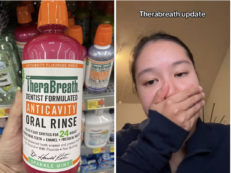 Copertina di “I miei denti stanno diventando marroni ed è colpa del collutorio: uccide i batteri che si decompongono”: il caso virale su TikTok