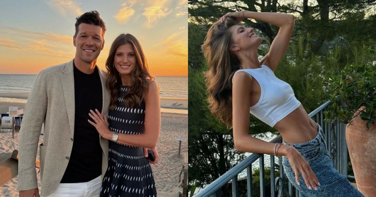 Michael Ballack ufficializza la sua relazione con la 24enne Sophia Schneiderhan: era amica del figlio morto tre anni fa