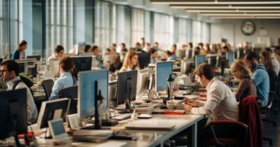 Copertina di Dalle riunioni fittizie alla digitazione di testi senza senso, così i dipendenti fingono di lavorare: negli uffici aumenta il fenomeno “ghostworking”
