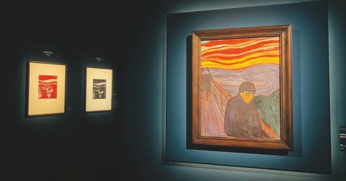 Copertina di “Il grido interiore” di Munch illumina  (e inquieta) le sale di Palazzo Reale