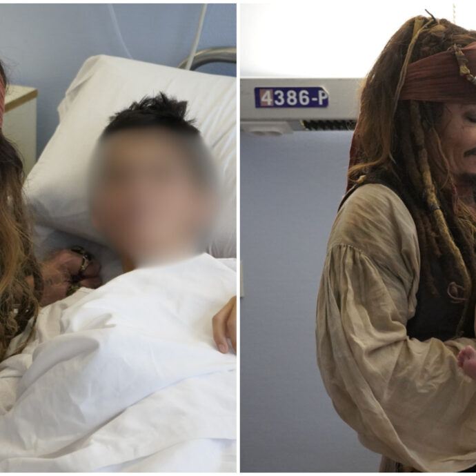 Johnny Depp torna nei panni di Jack Sparrow per una sorpresa speciale: il suo gesto commuove i fan