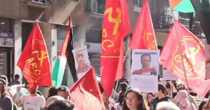 Milano, cartello contro Liliana Segre al corteo pro Palestina. La Russa: “Insulti deliranti”