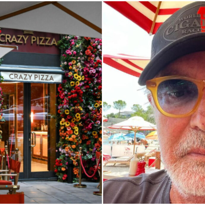 Multa per Flavio Briatore: le decorazioni floreali di Crazy Pizza sono abusive. “Obbligo di rimozione, manderemo nuovi controlli” assicura l’assessore Scatà