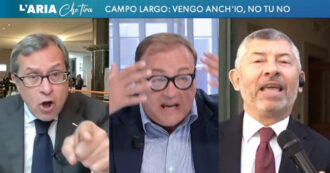 Copertina di Cerno contro Scalfarotto a La7: “Renzi voleva andare a destra, non lo sapevi? Lo ha detto a tutti tranne che a te”. E sbotta con Pedullà (M5s)