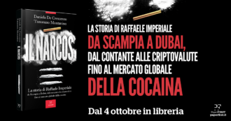 Copertina di ‘Il narcos. La storia di Raffaele Imperiale’: De Crescenzo e Montanino presentano il loro nuovo libro edito da Paper First