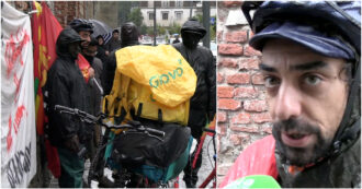 Copertina di Presidio di rider di fronte al Tribunale di Milano: “Glovo? Le aziende di delivery ignorano le sentenze”