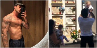 Copertina di Andreas Muller porta le figlie neonate al cimitero, ma viene travolto dalle critiche: “Abbiamo toccato il fondo, non vi fermate davanti a nulla”