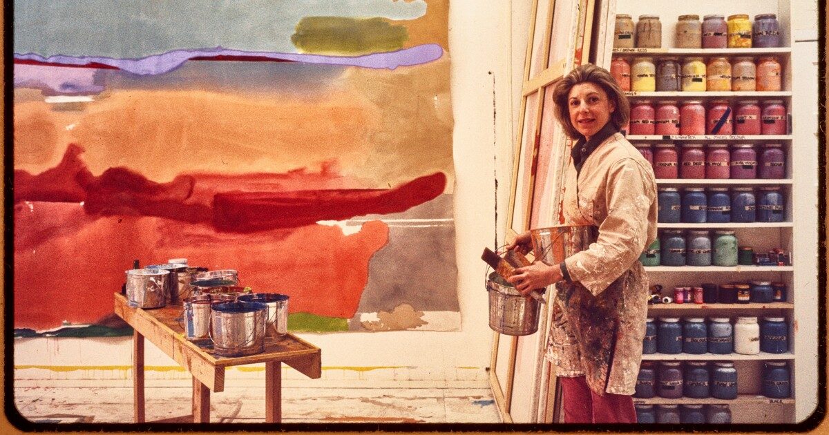 Lo stile inconfondibile di Helen Frankenthaler a Palazzo Strozzi. Quell’America illuminata che oggi non vediamo