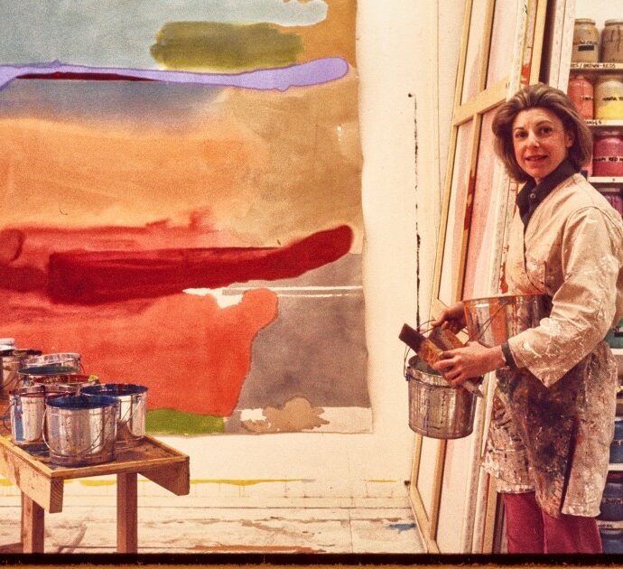 Lo stile inconfondibile di Helen Frankenthaler a Palazzo Strozzi. Quell’America illuminata che oggi non vediamo