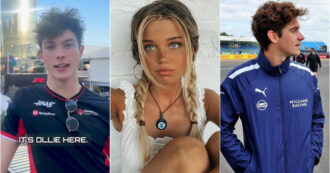 Copertina di Il triangolo amoroso che sorprende il mondo della Formula 1: due piloti corrono per amore di un’influencer? Ecco chi sono