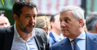 Copertina di Lega, a Pontida cori e striscioni contro Tajani. Salvini: “Chiedo scusa, ogni alleato è un amico”. Il leader di Fi: “Grazie Matteo”