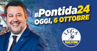 Copertina di Pontida 2024, al via il raduno della Lega: “Non è un reato difendere i confini”. La diretta tv