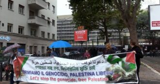 Copertina di Manifestazioni pro Palestina a Roma, sit in a piazzale Clodio per lo studente arrestato – Video