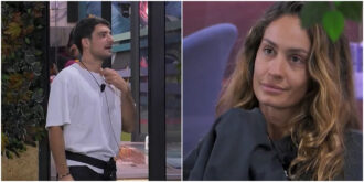 Copertina di Tensione alle stelle tra Lorenzo ed Helena al Grande Fratello, il suo comportamento fa discutere: “È troppo aggressivo”