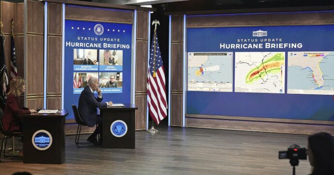 Sulla Florida arriva l’uragano Milton. Biden: “Sarà la tempesta del secolo”. Harris: “Evacuate. È qualcosa di mai visto prima”