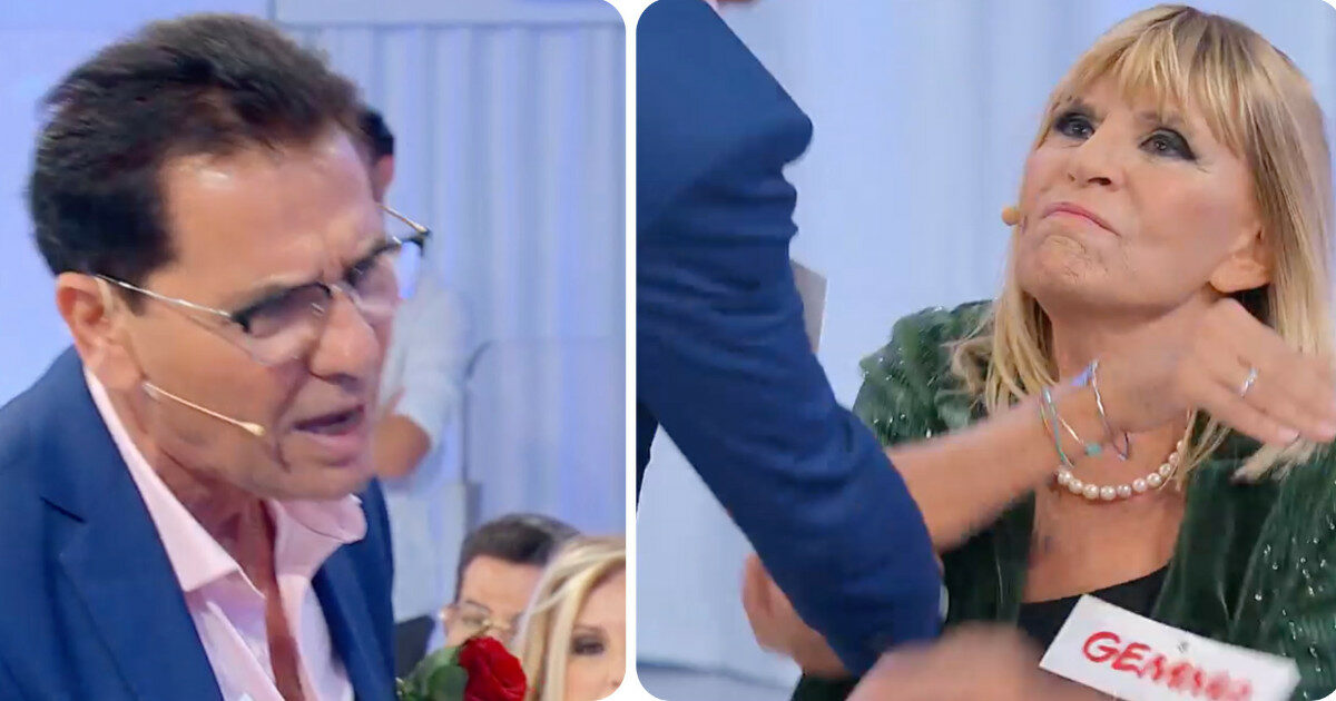 Caos a Uomini e Donne, prima il regalo piccante poi lo schiaffo: “Vattene prima che ti tiro una scarpa”. Nervi tesi tra Gemma e Valerio