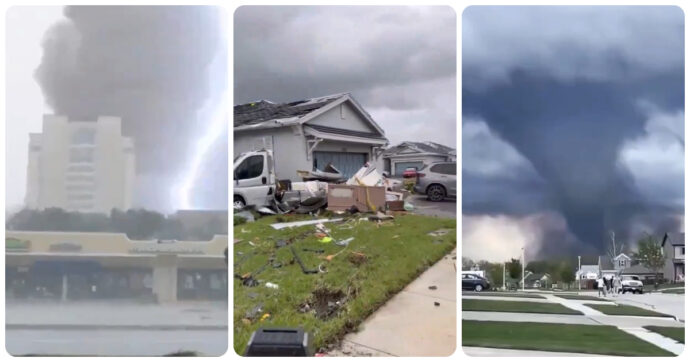 L’uragano Milton è in Florida: case distrutte, venti a 140 km/h e tornado multipli. Tre milioni senza elettricità. “Almeno 10 morti”
