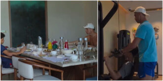 Copertina di La colazione di casa Ronaldo diventa virale sui social: “Sono un po’ stanco”, dice il figlio. La risposta di papà Cristiano: “Facciamo due ore di allenamento”