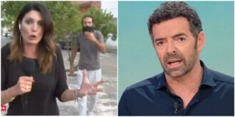 Copertina di Il santone Kadir strappa con uno schiaffo il microfono a Barbara Di Palma: “Ucciderò qui davanti a tutti”. Alberto Matano allarmato: “Chiamate i Carabinieri”