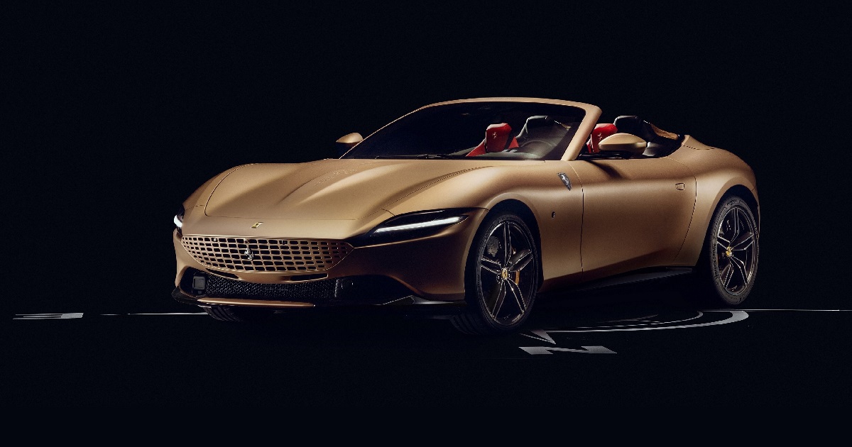 Ferrari Roma Spider, l’ultima delle “Tailor Made” punta sulla sostenibilità dei materiali – FOTO