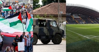 Copertina di Oggi Italia-Israele di Nations League: Udine blindata e divisa. Il corteo pro Palestina: “Escludere Tel Aviv dalle gare sportive”