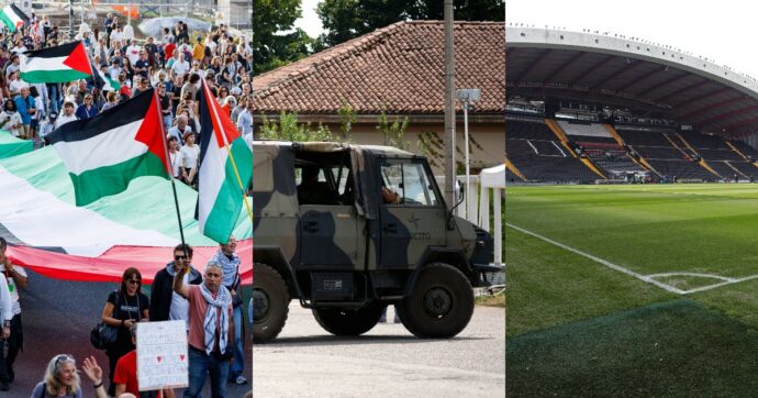 Oggi Italia-Israele di Nations League: Udine blindata e divisa. Il corteo pro Palestina: “Escludere Tel Aviv dalle gare sportive”