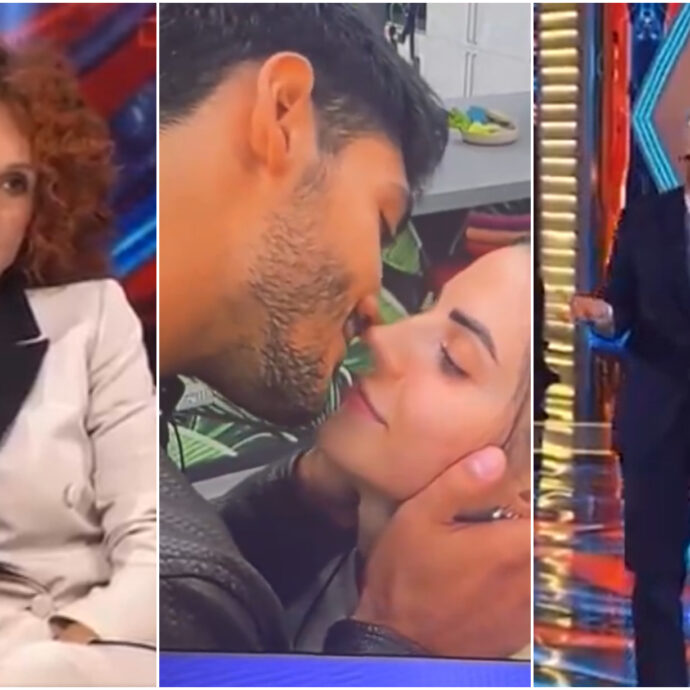 “Tu sei un’esperta di piumoni”: Alfonso Signorini punzecchia Beatrice Luzzi su Shaila e Javier, lei non la prende benissimo