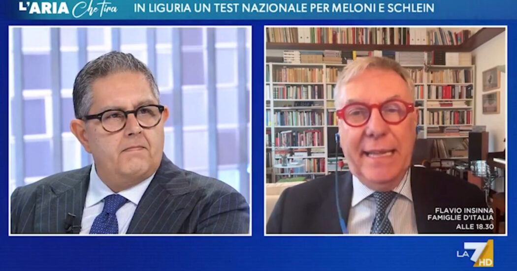 Barbacetto faccia a faccia con Toti a La7: “Ha patteggiato e ha ammesso, non mi faccio fare la morale da lui”. E lascia lo studio