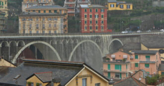 Nubifragio a Genova, cascate d