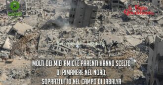 Copertina di Voci di Gaza – “Nel campo di Jabalya gli abitanti sono sotto assedio e non possono scappare. Non ci sono media ma bisogna raccontare”