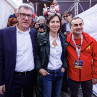 Maurizio Landini, Elly Schlein e Michele De Palma durante la manifestazione organizzata da Fim, Fiom e Uilm in occasione dello sciopero nazionale dei metalmeccanici del settore automotive, Roma, Venerdì, 18 Ottobre 2024 (Foto Roberto Monaldo / LaPresse)

Maurizio Landini, Elly Schlein and Michele De Palma during the demonstration organized by Fim, Fiom and Uilm unions on the occasion of the national strike of automotive sector metalworkers, Rome, Friday, October 18, 2024 (Photo by Roberto Monaldo / LaPresse)