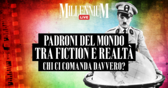 Copertina di “Padroni del mondo tra fiction e realtà. Chi ci comanda davvero?” La diretta di Millennium Live