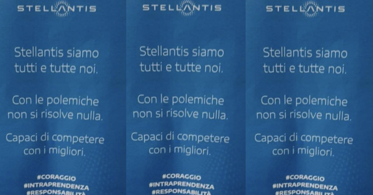 Stellantis invia volantini nelle fabbriche prima dello sciopero: “Con le polemiche non si risolve nulla”. Fiom: “Un’intimidazione”