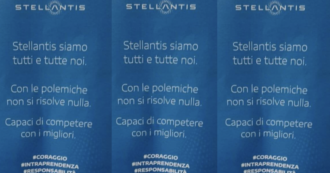 Copertina di Stellantis invia volantini nelle fabbriche prima dello sciopero: “Con le polemiche non si risolve nulla”. Fiom: “Un’intimidazione”