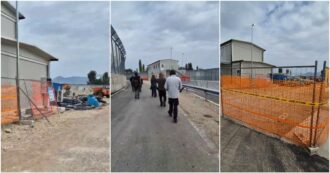 Copertina di “Perché siamo in carcere?”: i 12 migranti senza risposte nel centro in Albania. Ancora incompiuto: “Finita solo la metà dei lavori”