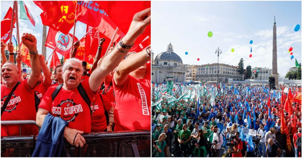 Stellantis, la rabbia dei 20mila a Roma: “Il governo ci ha abbandonati. Parlano di Nazione? Siamo noi che ci alziamo alle 4. E loro si sono svegliati solo ora”