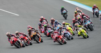 Copertina di MotoGp in Australia, lepri e oche invadono la pista di Phillip Island: grande paura per Jorge Martin – Video