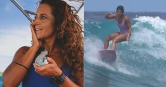 Copertina di Morta Giulia Manfrini: la surfista 36enne trafitta da un pesce spada mentre si allenava nell’Oceano Pacifico