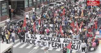 Copertina di Roma, corteo contro il decreto sicurezza: “Scioperi e manifestazioni, il governo cerca di criminalizzare qualunque forma di dissenso”