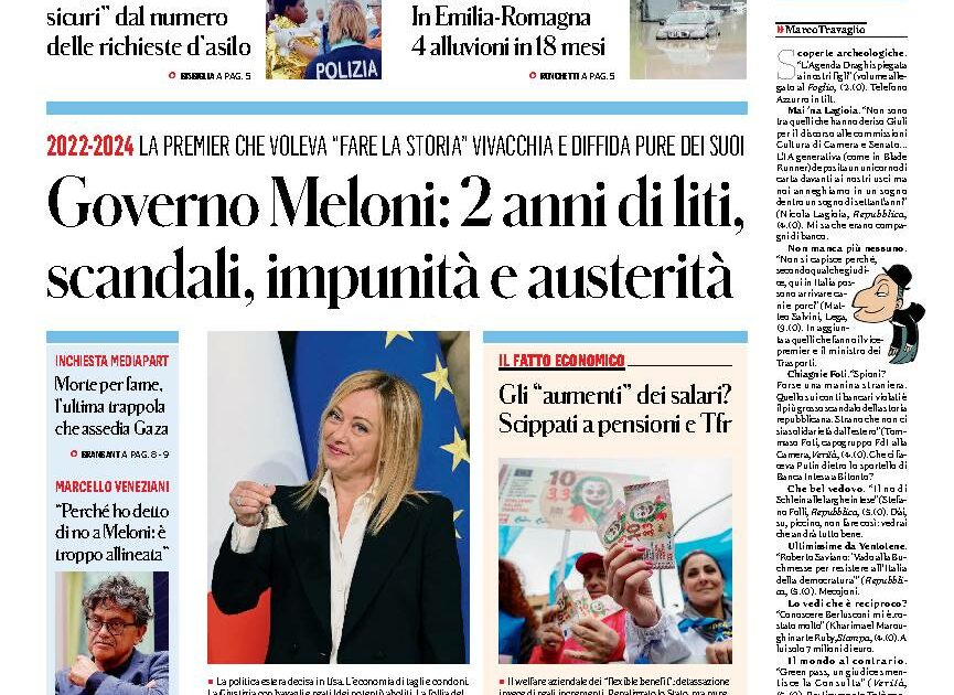 lunedì 21 Ottobre 2024 Il Fatto Quotidiano