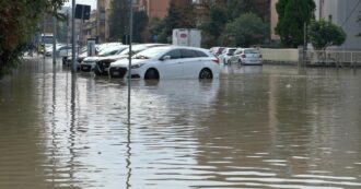 Copertina di Alluvione a Bologna, strade ed edifici allagati nel centro di Budrio: le immagini del drone