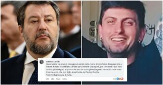 Copertina di La madre di Giacomo, ucciso per sventare una rapina, contro Salvini: “Semina odio contro i migranti servendosi della morte di mio figlio”