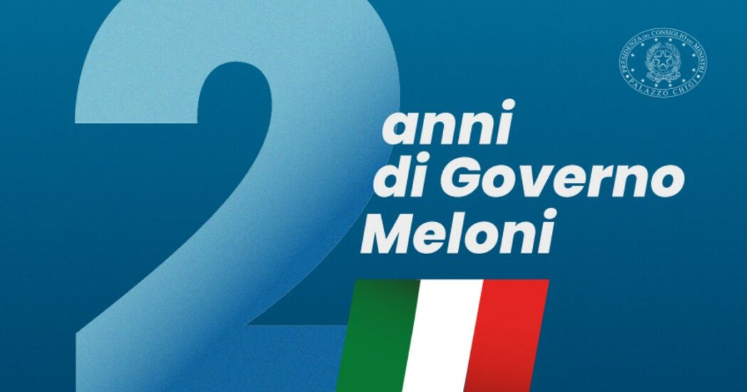 Due anni di governo Meloni: nelle slide celebrative tante omissioni e forzature su occupazione, stipendi, export, Pnrr, fisco, sanità e sostegno alle imprese