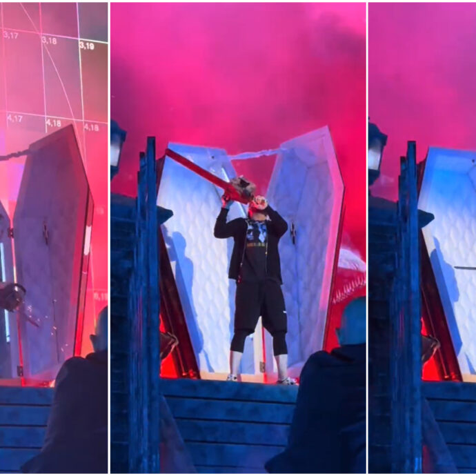  l’incredibile entrata a effetto di Eminem sul palco del suo concerto – VIDEO