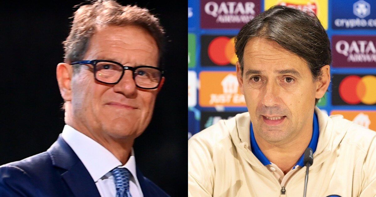 “Bravo Inzaghi, se indovini queste cose vai avanti sia in campionato sia in Champions”: Capello elogia il tecnico dell’Inter