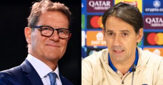 Copertina di “Bravo Inzaghi, se indovini queste cose vai avanti sia in campionato sia in Champions”: Capello elogia il tecnico dell’Inter