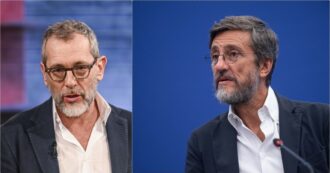 Copertina di Rai, Corsini e l’insulto a Formigli: è polemica. Pd, M5s e Avs: “Sia rimosso”. L’ad Rossi: “Frasi al vaglio delle direzioni competenti”