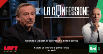 Copertina di Riccardo Iacona a La Confessione di Peter Gomez su Rai3: “Nel ’77 manifestavo poco, ma riversavo la passione politica nel lavoro”